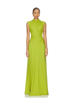 Rachel Gilbert Juniper Gown in Green. Size L. Also in M.