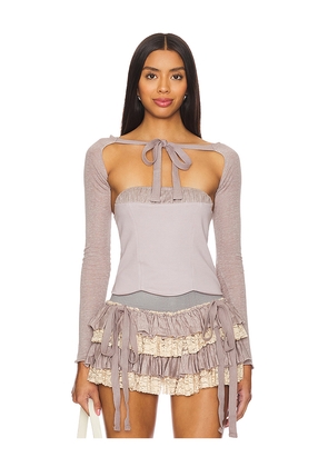 Zemeta Always Sleeve Shrug in Lavender. Size S. Also in XS.