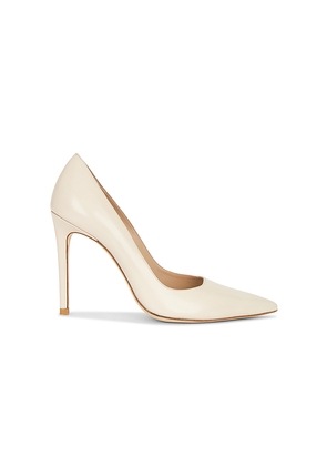 Stuart Weitzman Stuart Power 100 Pump in White. Size 6. Also in 6.5, 7, 7.5, 8, 8.5, 9.