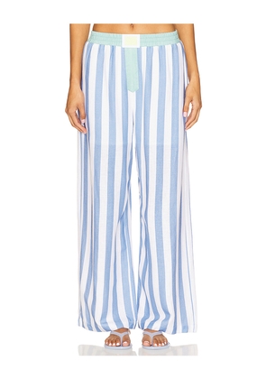 Yellow The Label Nic Boxer Pant in Blue. Size S. Also in XS.