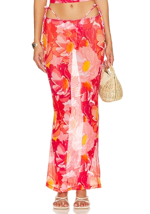 VDM Mimi Maxi Skirt in Red. Size S. Also in XL/1X.