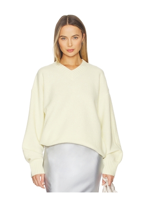 SEROYA Alejandra Sweater in Lemon. Size L. Also in M, S, XL, XS, XXS.