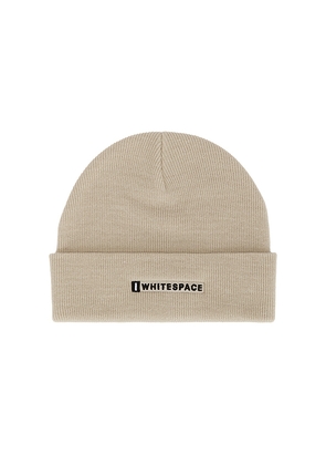 Whitespace Cashmere Knit Beanie in Neutral.