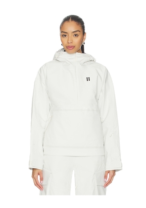 Whitespace Performance Anorak Jacket in White. Size L. Also in M, S, XS.