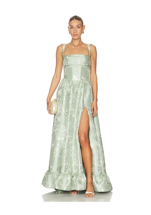 V. Chapman Ava Dress in Sage. Size 0. Also in 4, 2, 6, 8, 10, 12.
