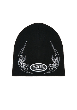 Von Dutch Doberpin Beanie in Black.