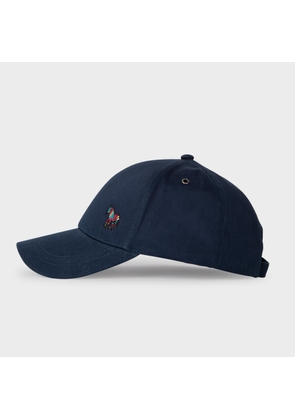 Paul Smith Women's Navy Zebra Logo Baseball Cap Blue