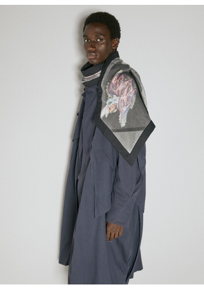 Kiko Kostadinov Angelos Knit Scarf - Man Scarves Grey One Size