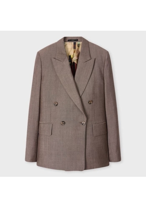 Paul Smith Women's Brown Mohair-Wool Blazer