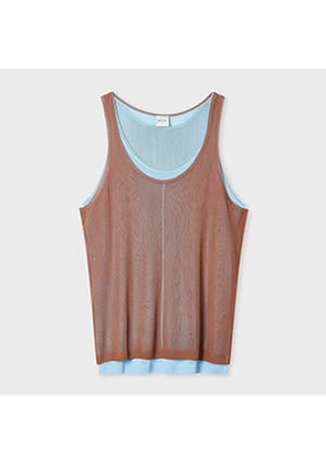 Paul Smith Women's Brown Double Layer Knitted Vest