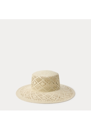 Open-Worked Straw Sun Hat