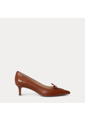 Adrienne Lace-Up Nappa Leather Pump