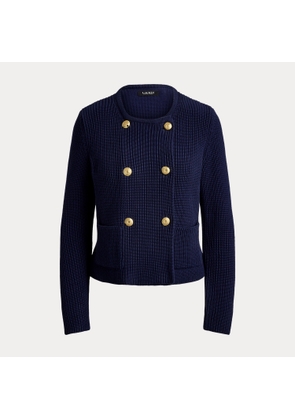 Double-Breasted Cotton Jumper Jacket