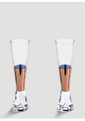 Tom Dixon Tank Champagne Glasses -  Kitchen  Brown One Size