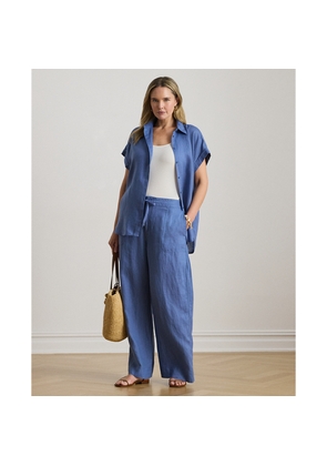 Curve - Linen Wide-Leg Trouser