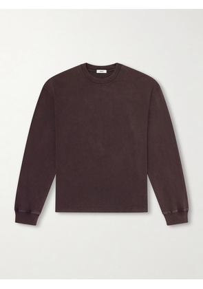 AGOLDE - Asha Cotton-Jersey T-Shirt - Men - Brown - XS