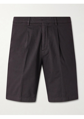 Boglioli - Straight-Leg Cotton-Blend Shorts - Men - Brown - IT 46