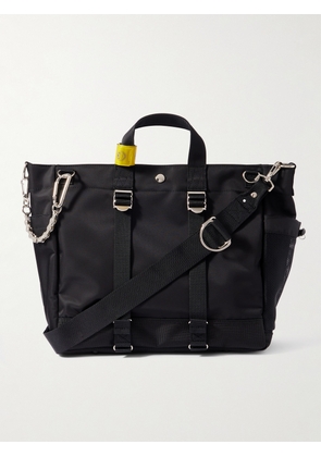 Porter-Yoshida and Co - Ride 2Way Webbing-Trimmed Nylon Messenger Bag - Men - Black