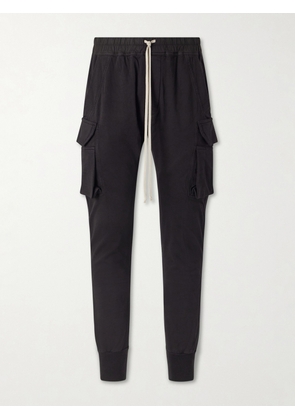 DRKSHDW By Rick Owens - Mastodon Tapered Cotton-Blend Jersey Sweatpants - Men - Black - XS