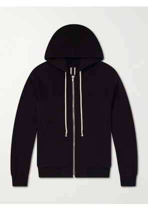 Rick Owens - Organic Cotton-Terry Zip-Up Hoodie - Men - Black - XS