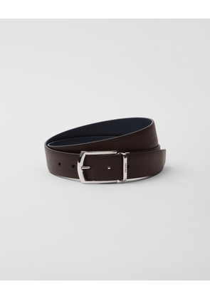 Reversible Saffiano leather belt