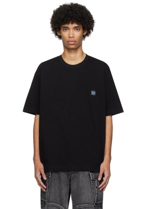 Solid Homme Black Graphic T-Shirt