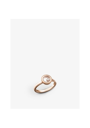 Chopard Happy Diamonds Icons 18ct Rose-Gold and 0.05ct Brilliant-Cut Diamond Ring