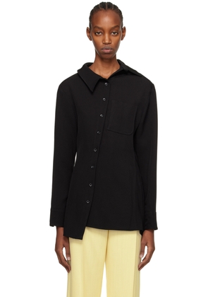 JACQUEMUS Black Les Sculptures 'La chemise Pablo' Shirt