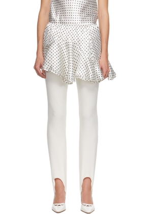 Sandy Liang White Zeno Miniskirt