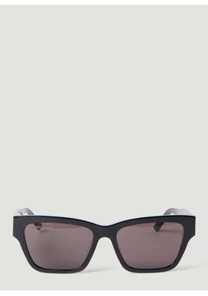Balenciaga Flat Square Sunglasses -  Sunglasses Black One Size