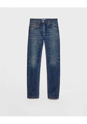 Slim-fit selvedge denim jeans