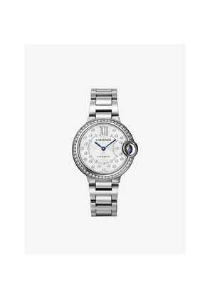 Crw4Bb0035 Ballon Bleu De Cartier Stainless-Steel and 0.10ct Brilliant-Cut Diamond Automatic Watch