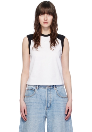 alexanderwang.t White & Black Raglan T-Shirt