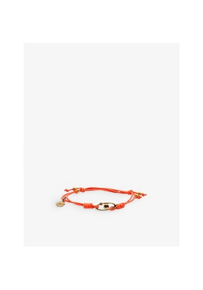 Womens La Maison Couture x Niin Gaia Wax Cord and Yellow Gold-Plated Silver Bracelet