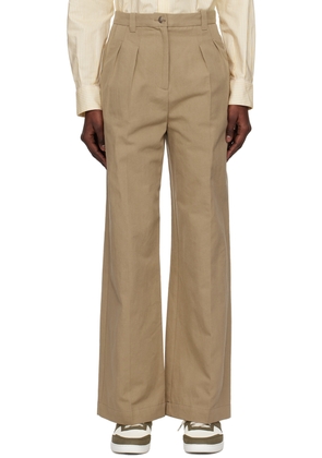 A.P.C. Beige Tressie Trousers