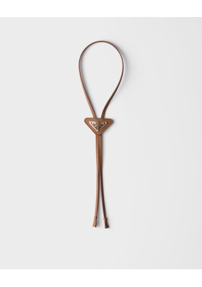 Saffiano leather bolo tie