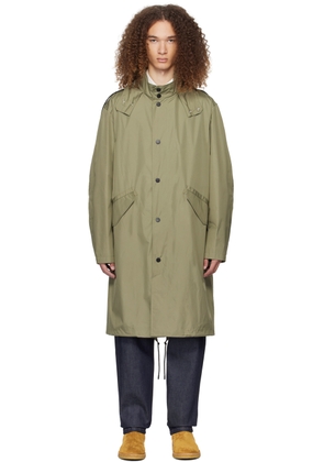 A.P.C. Khaki Antonny Trench Coat