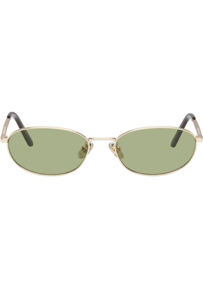 RETROSUPERFUTURE Gold Uovo Sunglasses