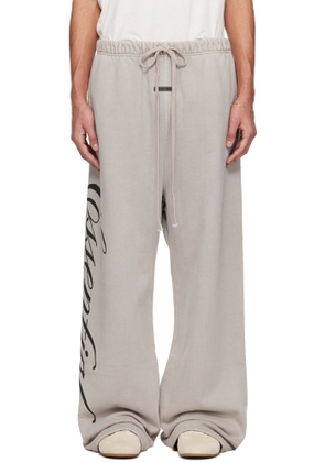 Fear of God ESSENTIALS Gray Holiday Heavy Fleece Lounge Sweatpants