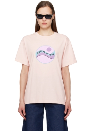 Maison Kitsuné Pink Pop Wave T-Shirt