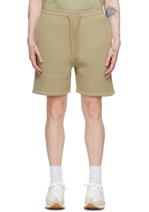 AMI Paris Green Ami de Cœur Shorts