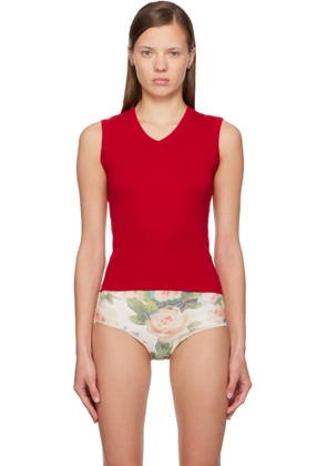 FLORE FLORE Red Jill Tank Top