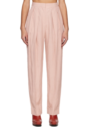 Stella McCartney Pink Pleated Trousers