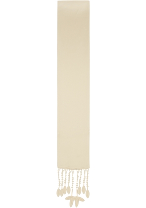 TOTEME Off-White Guipure Lace Tuxedo Scarf