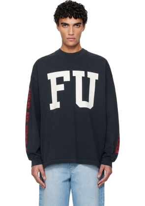 Fear of God Black Relaxed Long Sleeve 'Freedom' T-shirt