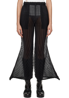 ISSEY MIYAKE Black Wander Trousers