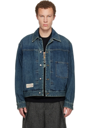 WOOYOUNGMI Blue Work Wear Denim Jacket