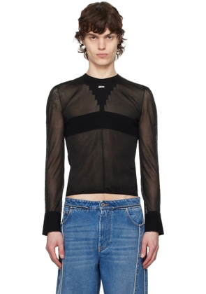 Jean Paul Gaultier Black 'The Logo Knit' Sweater