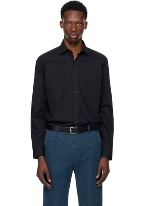 Hugo Black Modern Fit Easy-Iron Cotton Poplin Shirt