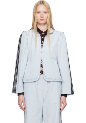 Sandy Liang Blue Eileen Jacket